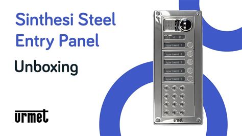 Urmet Sinthesi Steel Entry Panel Unboxing Build Youtube