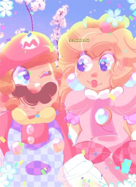 Mario and peach. by letsgomariomiii on DeviantArt