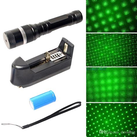 Rechargeable 100 Mw Green Laser Pointer Pen Bright 5 Mile Battery