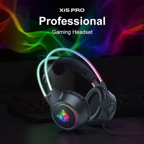 Headset Gamer Profissional Onikuma X Pro Rgb Preto Shopee Brasil