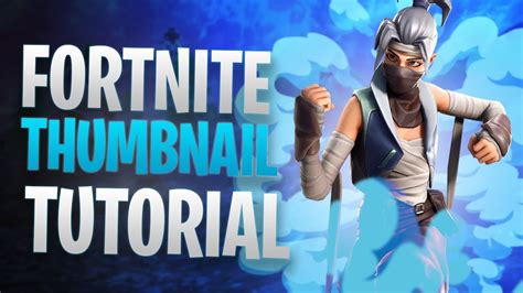 Fortnite Thumbnail Tutorial Easy Free Psd Photoshop Youtube