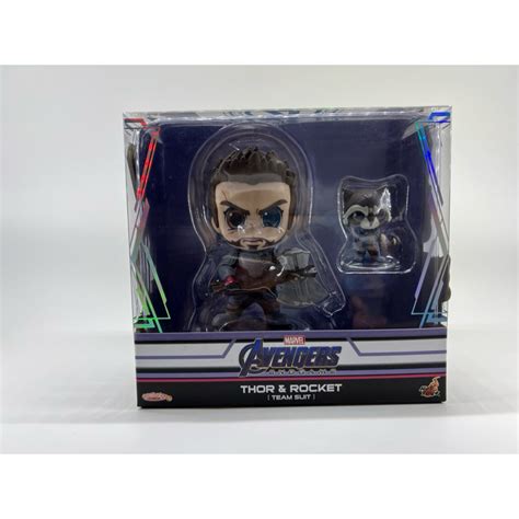 野獸國 Hot Toys COSBABY COSB 復仇者聯盟終局之戰 索爾 火箭 戰服款 蝦皮購物
