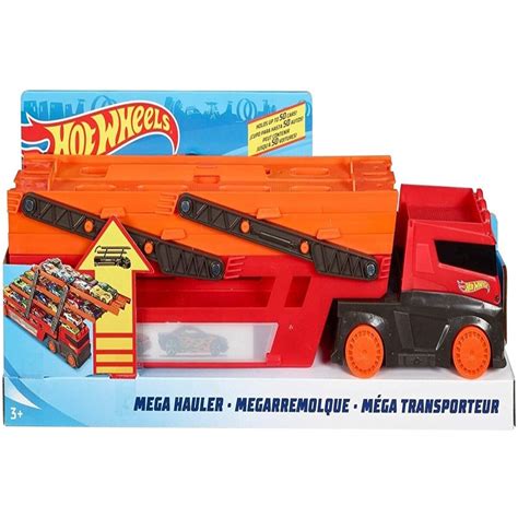 Hot Wheels Caminhão Mega Transporter Mattel Ghr48 Submarino