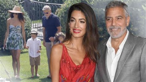 Niedliche Bilder Amal And George Cloonesy Zwillinge Sind Groß Geworden