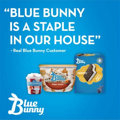 Blue Bunny Premium Double Strawberry Swirl Frozen Dessert 48 Fluid