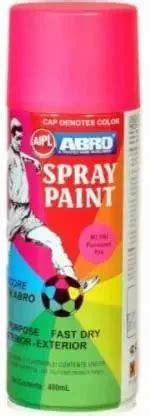 Aipl Abro Ml Pink Color Spray Paint For Fluorescent Sp At Rs