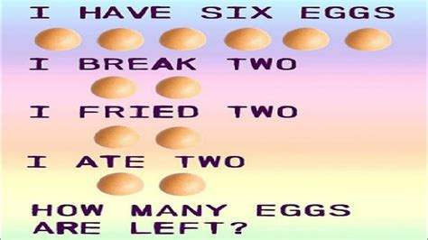 Answer I Have Eggs Riddle Explained The Puzzle Breaking