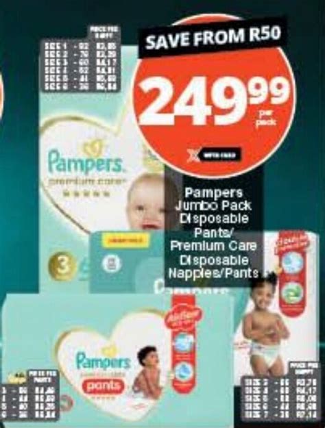 Pampers Jumbo Pack Disposable Pants Premium Care Disposable Nappies