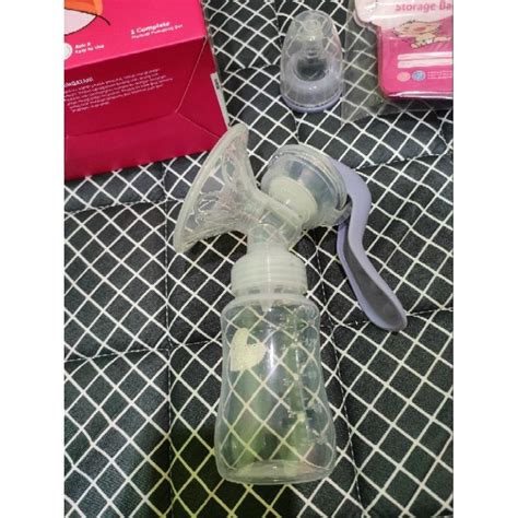 Jual Pompa Asi Manual Mama S Choice Dan Kantong Asip Preloved Shopee