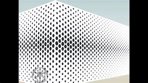 3d Modeling The Facade Of Formstelle A Parametric Honeycomb Structure