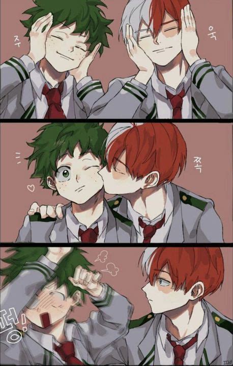 Imágenes y Doujinshis de Tododeku Beso Personajes de anime