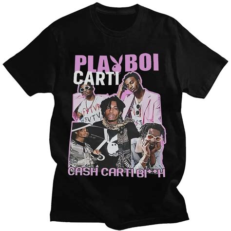 Playboi Carti Conomie College Pour Hommes Hip Hop Streetwear Manches