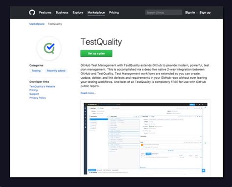 Github Test Management And Testing Automation Testquality