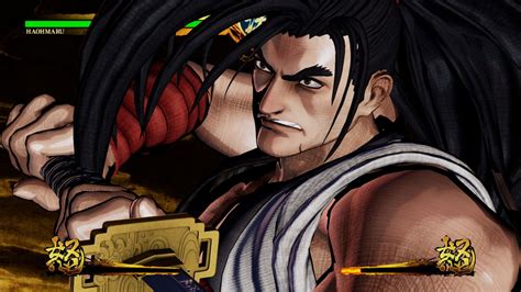 Samurai Shodown Earthquake Hanzo Und Galford Mit Seinem Schwert