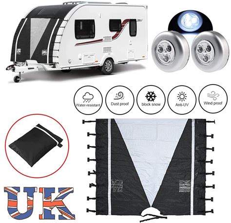 Heavy Duty Caravan Front Towing Cover Waterproof Protector Universal