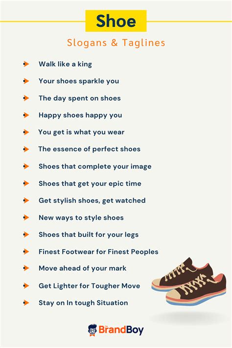 Unique Shoe Slogans And Taglines Generator Guide Thebrandboy