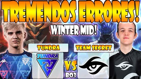 TEAM SECRET VS TUNDRA BO3 GAME 1 DPC WEU 2022 TOUR 3 DIVISION 1 DOTA