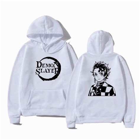 Moletom Canguru Demon Slayer Anime Kimetsu No Yaiba Blusa De Frio Capuz