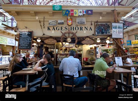 Restaurant Und Bar In Saluhallen Markthalle In Kungstorget In Göteborg