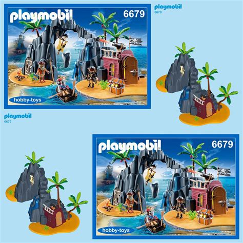 Lernen Zäh Pistole Playmobil 6679 Pirate Treasure Island Grasen Besetzung Informationen Zur