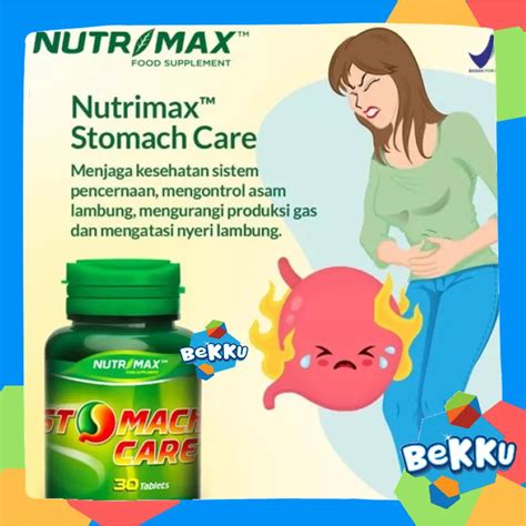 Jual Nutrimax Stomach Care S Vitamin Penurun Asam Lambung Vitamin