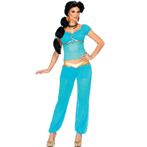 Princess Jasmine Costume Women Adult Aladdins Princess Jasmine Cosplay