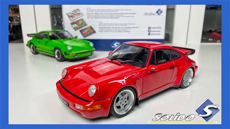 1 18 Porsche 911 964 Turbo 3 6 Red Solido Unboxing YouTube