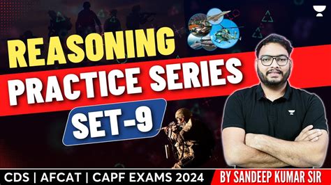 Reasoning Practice Series Set 9 Crack CDS AFCAT CAPF Exams