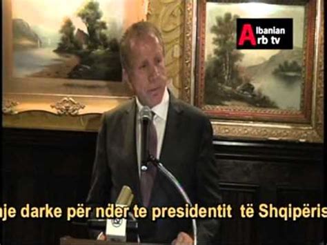 ARB TV NEWS PRESIDENTI I SHQIPERIS BUJAR NISHANI NE NEW YORK YouTube