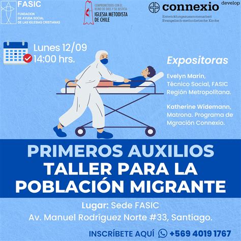 Primeros Auxilios Taller Para La Poblaci N Migrante Fasic