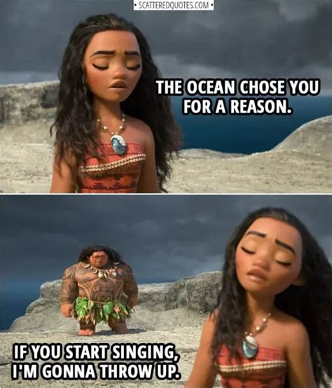 30 Best 'Moana (2016)' Quotes: "The ocean is calling." | Scattered Quotes