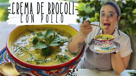 Cómo hacer CREMA DE BRÓCOLI CON POLLO Nidia Rueda brócoli sopa