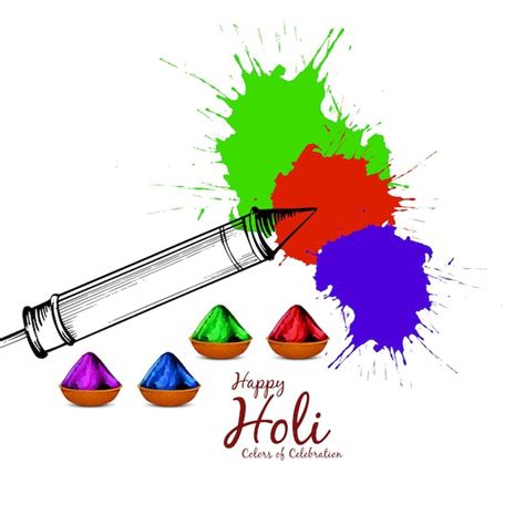 Dise O De Fondo Del Festival Indio Tradicional Hind Happy Holi