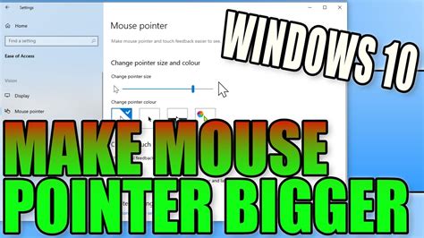 How To Change Your Mouse Pointer Size In Windows 10 To Make It Bigger