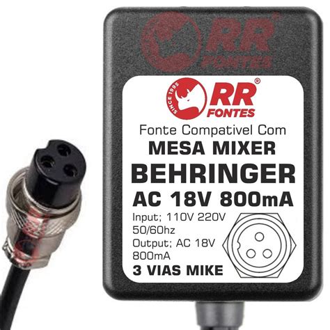 Fonte Behringer Eurorack RR Fontes tudo em fontes de alimentação