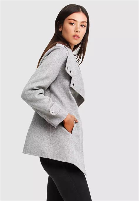 Buy Belle Bloom Bad Girl Wool Blend Moto Coat 2025 Online ZALORA