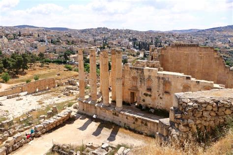 Jerash Jordan May 07 2024 Roman Ruins In The Jordanian City Of