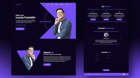 Build A Complete Responsive Personal Portfolio Website Using Html Css