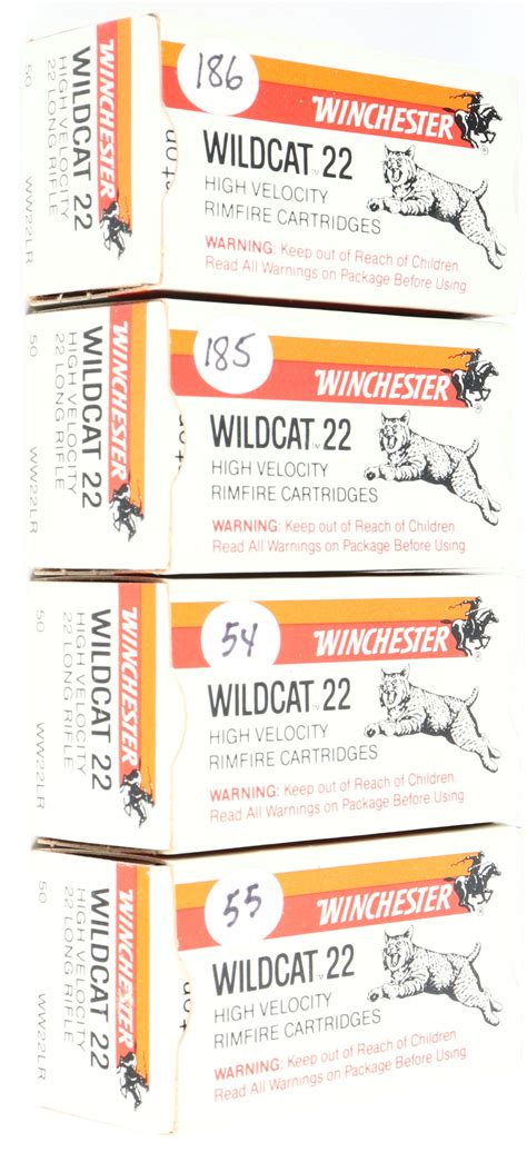 Item 20304 Ended 2024 05 31 23 11 01 Winchester Lot Of 4 Boxes