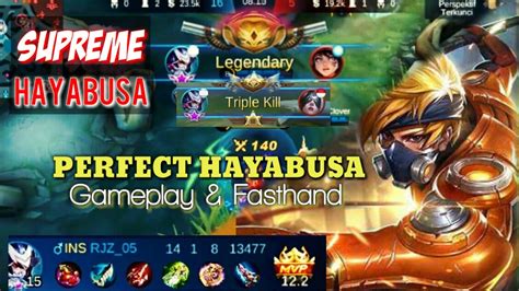 Hayabusa Best Build Top Global Legendary Kill Mobile Legends