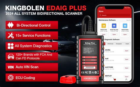 Kingbolen Ediag Plus Obd Diagnostic Device Bi Directional Obd