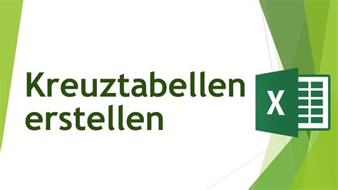 Kreuztabellen In Excel Erstellen Daten Analysieren In Excel 72