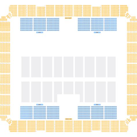 福島県営あづま総合体育館 メインアリーナ座席表 （6 000人） Mdata