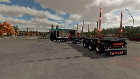 Scania Timber Truck Trailer V1 0 0 0 FS25 FS22 Mod