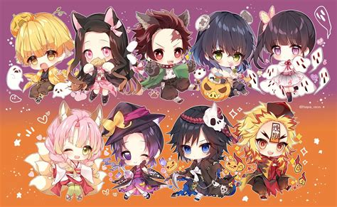 Top 99 Hình ảnh Halloween Kimetsu Yaiba Chibi Cute đẹp Nhất