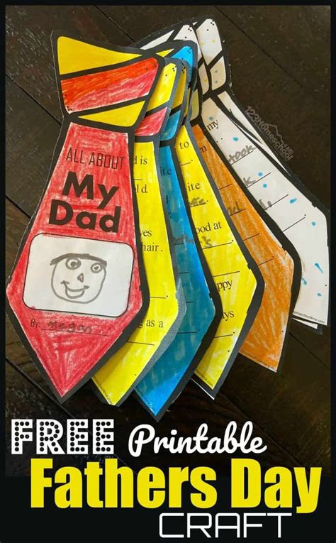 Printable Fathers Day Craft Easy Fathers Day Craft Fathers Day