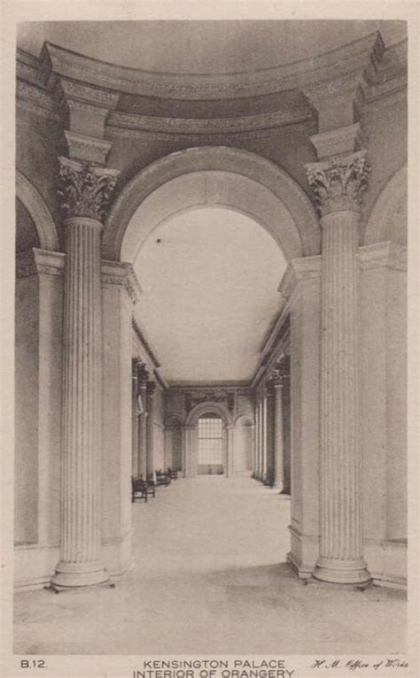 Kensington Palace London Interior Of Orangery Antique Postcard | Europe ...