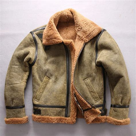 Aliexpress Buy Avirex Fly Air Force B Fur One Male Fur Coat