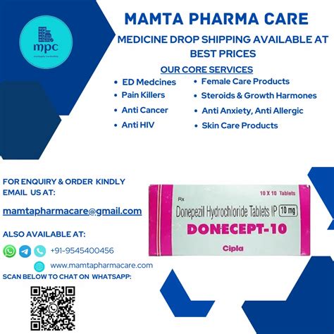 Donepezil 10 Mg Tablet At Rs 60 Stripe Donepezil Hydrochloride Tablet