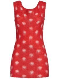 Wornontv Brit Marlings Red Polka Dot Knit Top And Pants On Live With